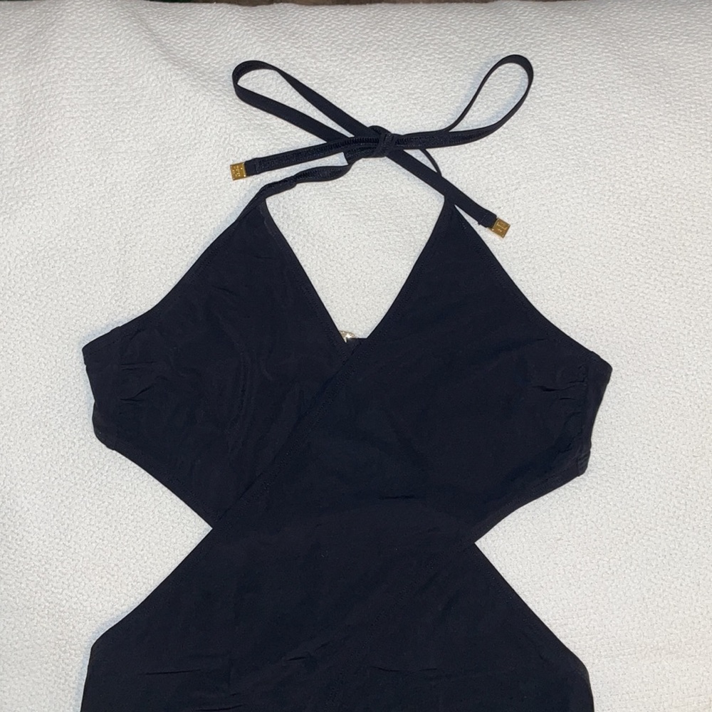 Tory Burch One Piece Wrap Front Swimsuit